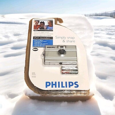 Philips Simply Snap & Share Micro Slim Digital Camera P44416 New Sealed