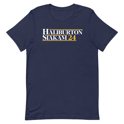 TYRESE HALIBURTON & PASCAL SIAKAM Presidential T-SHIRT Indiana Pacers Basketball
