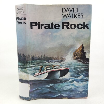 Pirate Rock, David Walter; HC/DJ Collins 1st Ed, Jacket Design Biro; Ex-Library