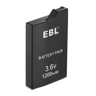 EBL 3.6V Replacement Battery For Sony PSP 2000 3000 2001 Slim PSP-S110 1200mAh