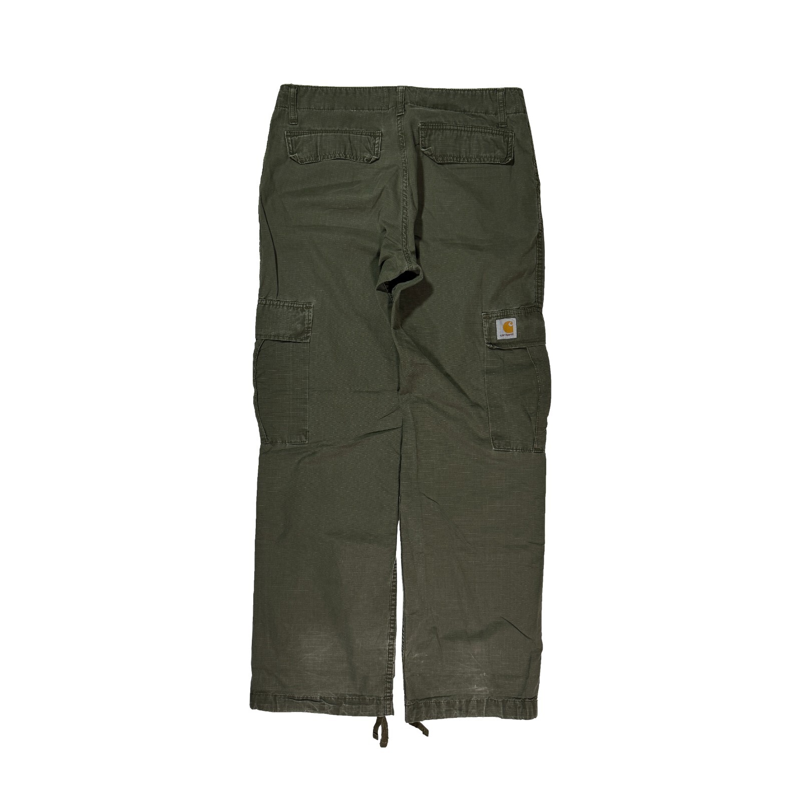 Vintage Carhartt Cargo Pants Ripstop Green Olive Trousers M