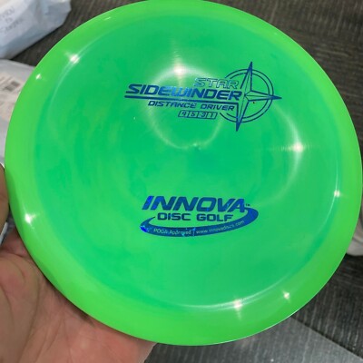 NEW INNOVA STAR SIDEWINDER DISC GOLF DISTANCE DRIVER GREEN/BLUE 175G @ LSDISCS