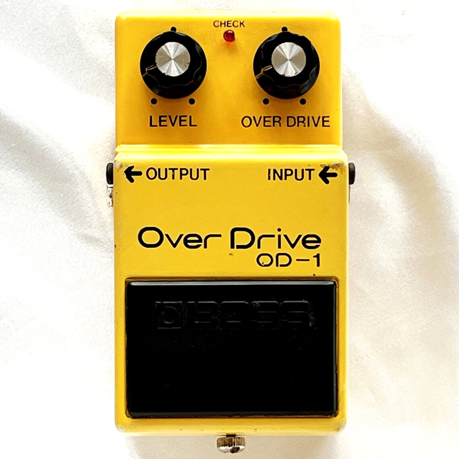 Boss OD-1 Overdrive 1980 Japan Vintage Pedal JRC4558D Silver Boss OD-1 Overdrive 1980 Japan Vintage Pedal JRC4558D Silver