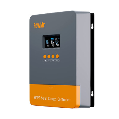 PowMr 60AMP MPPT Charge Controller 12V 24V 36V 48V Auto MAX 160V 2880W Input LCD