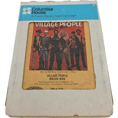 Columbia House 1978 8-Track Stereo Village People Macho Man NBL8 7096