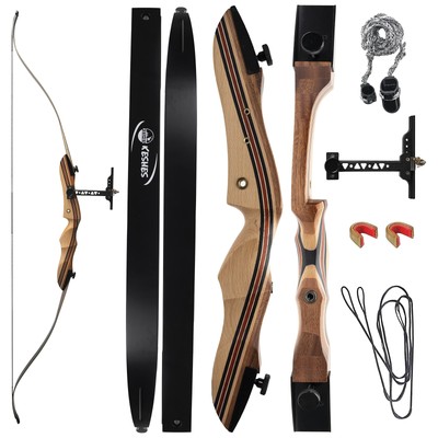 Keshes Takedown Hunting Recurve Bow and Arrow - 62 Archery B