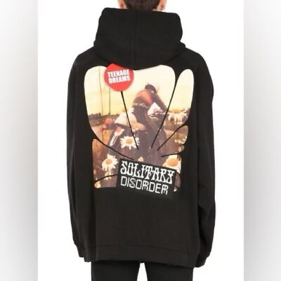 RAF SIMONS | TEENAGE DREAMS OVERSIZED HOODIE フーディ Raf Simons RARE! Black Teenage Dreams Oversized Zipped