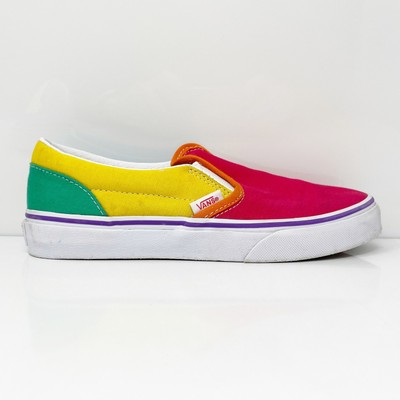 

Vans Boys Off The Wall 507698 Розовые повседневные кроссовки, размер 3,5, Розовый, Off The Wall