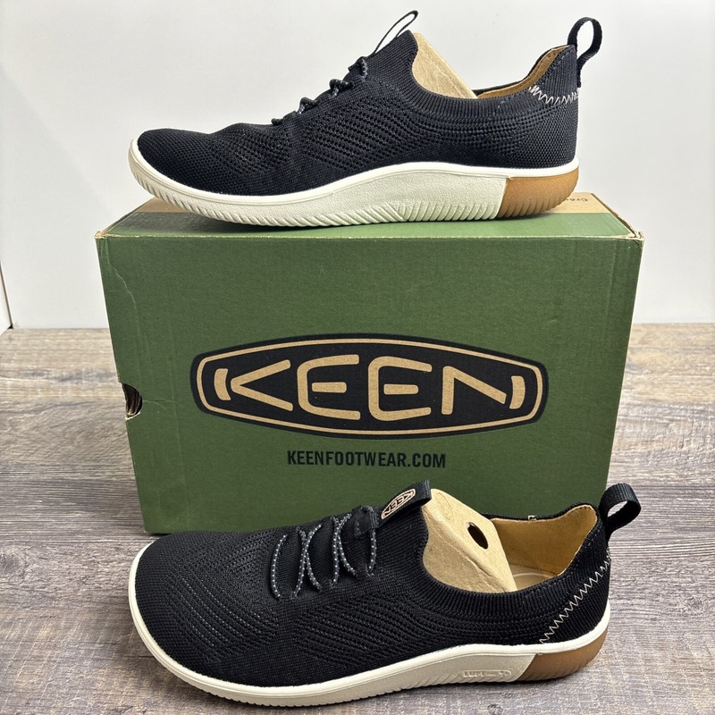 Keen Women’s Knx Lace Sneakers Black/Star White Size 8.5