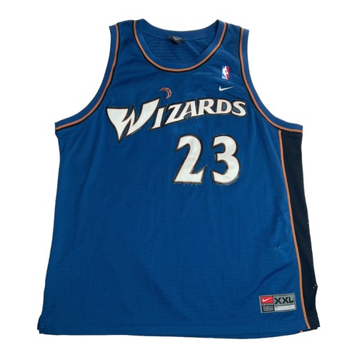 ウェア NBA JORDAN #23 WIZARDS 50 2001 XL Vintage Michael Jordan Washington Wizards 2001 Reebok Jersey