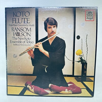 Vivaldi Four Flute Concertos Ransom Wilson New Koto Ensemble Tokyo 1979 Angel