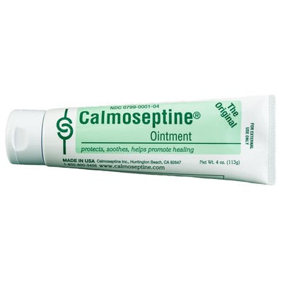 Calmoseptine Skin Protectant Ointment 4 oz Menthol Zinc Oxide 00799000104 1 Tube