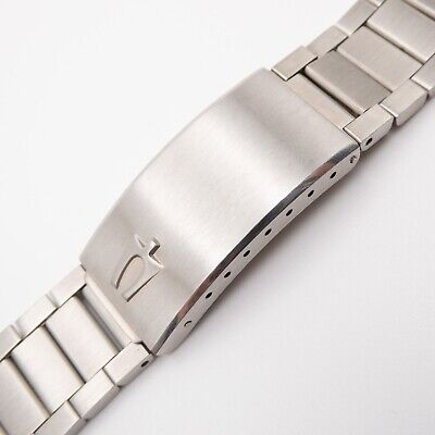 Vintage Kreisler for Accutron Stainless Steel Wristwatch Bracelet, Signed Clasp