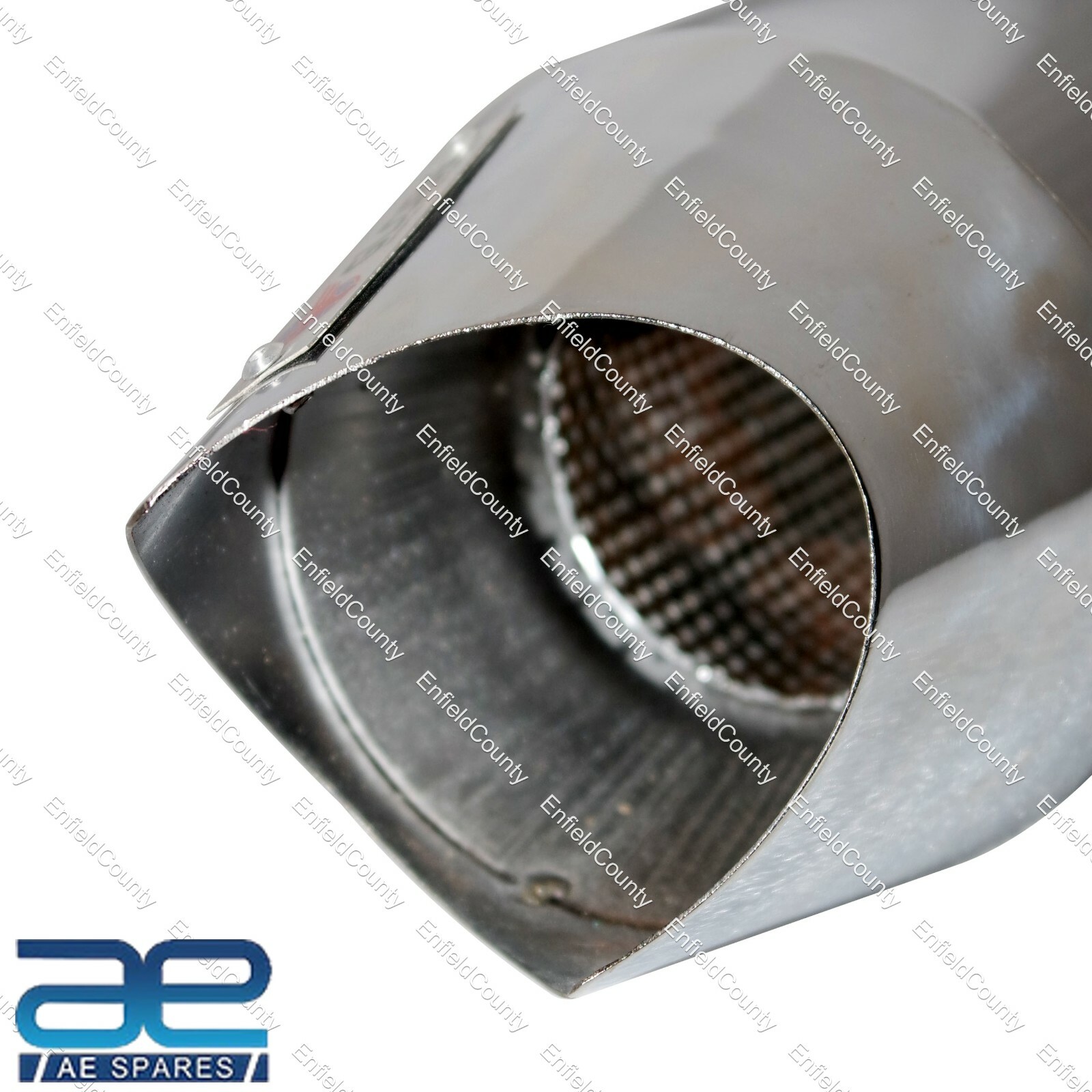 Dolphin Silencer+Bracket & Adapter Chrome For Royal Classic Enfield 350cc  