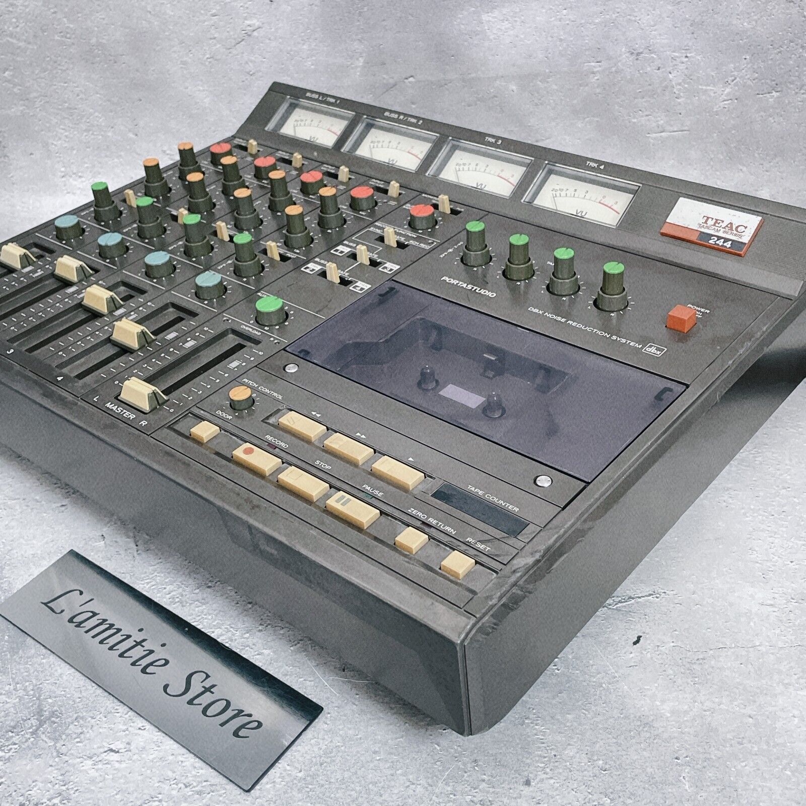 TASCAM 244 Portastudio TEAC MTR Multitrack Cassette Tape TASCAM 244 Portastudio TEAC MTR Multitrack Cassette Tape
