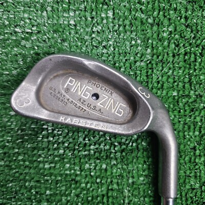 Ping Zing Black Dot Single 3 Iron / KT-M Stiff Flex Steel Shaft RH 38.5'' 