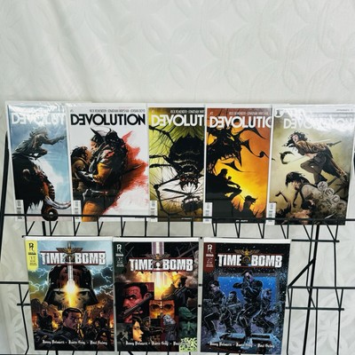 Devolution #1-5 (Rick Remender -Jae Lee) & Time Bomb 1-3 (Radical) Lot