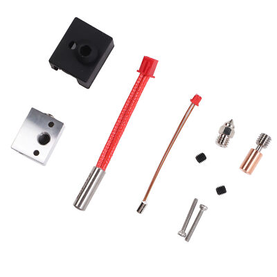 3DPrinter Hotend Kit Hot End 300  Nozzle Throat Heating Block 24V For Ender 3 S1