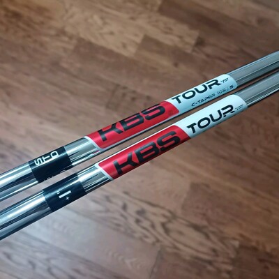 KBS TOUR C-Taper 105 Iron Golf Club Shafts Stiff Flex 36  & 37''. Pre-owned 