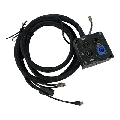 Breakout box Audio Snake 4 inputs Neutrik powerCON 20A EtherCon RJ45 BNC #B