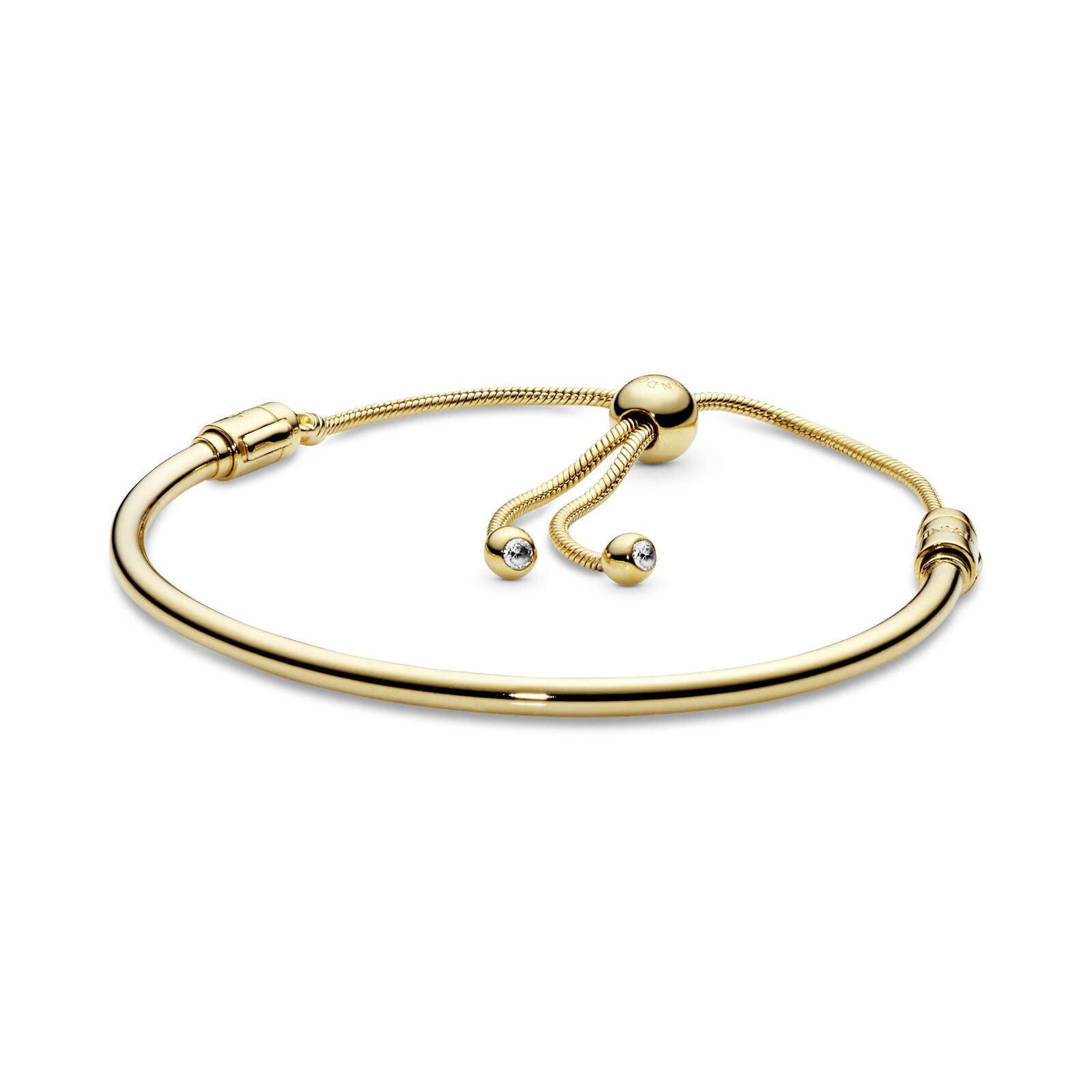 Pandora Shine S925 + YG Plated With CZ Adjustable Sliding Pandora Shine S925 + YG Plated With CZ Adjustable Sliding