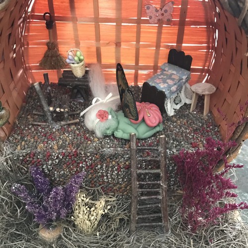 OOAK Fantasy 1 1/2” Art Fairy Doll Handmade