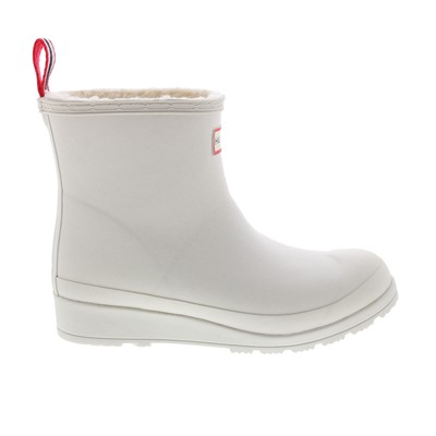 

Женские бежевые резиновые сапоги Hunter Play WFS2235RMA-WHW, Бежевый, Hunter Play Short Insulated Boot