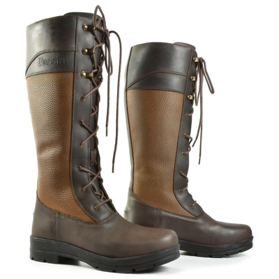 BROGINI BROGINI MALITO LACED TALL WOMENS BOOTS COUNTRY - BROWN ALL SIZES