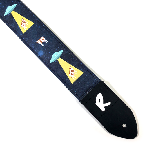 - Alien Abduction Guitar Straps - Flying Saucer Guitar