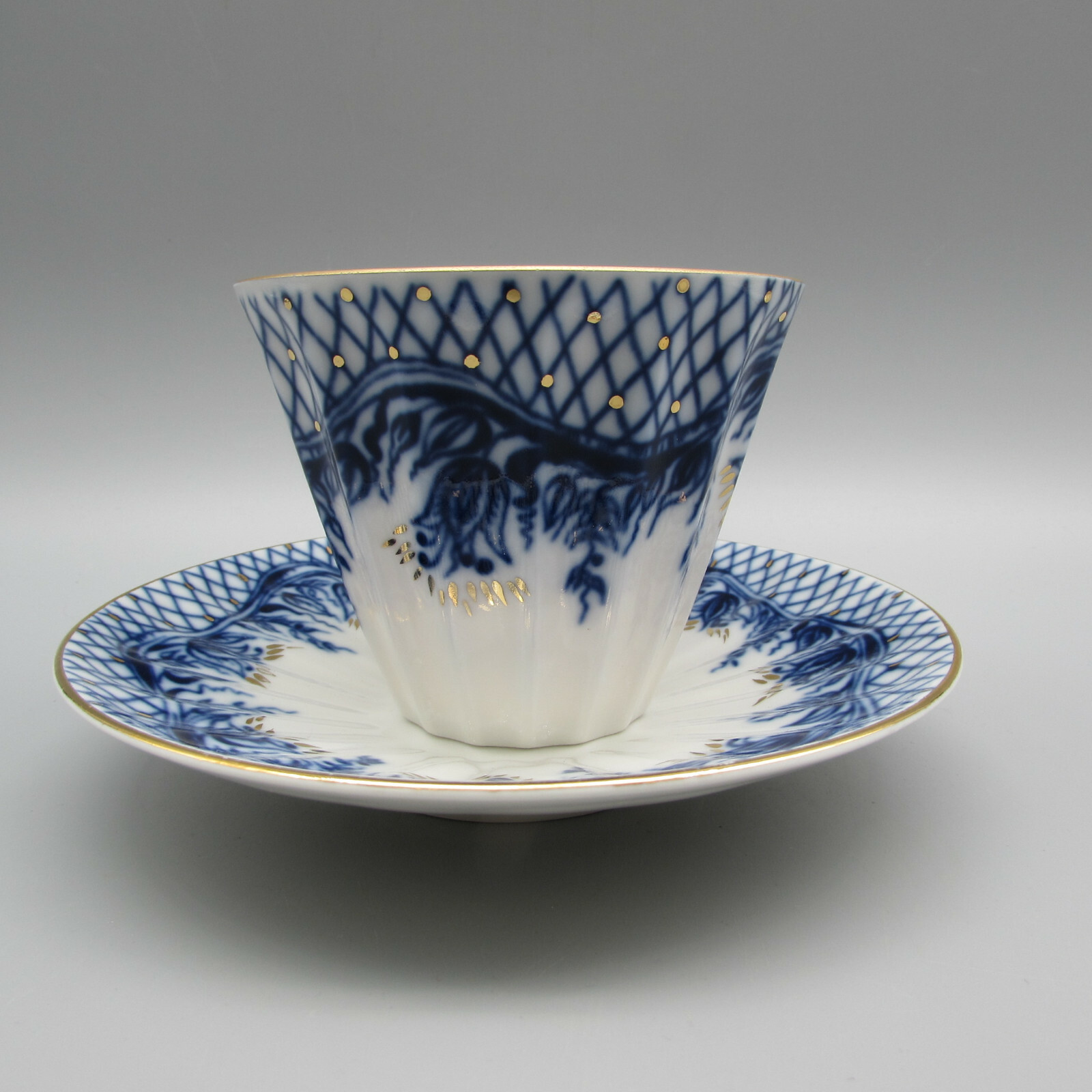 Lomonosov Russland Blue Rhapsody Cup & Saucer SetsSet von zwei eBay