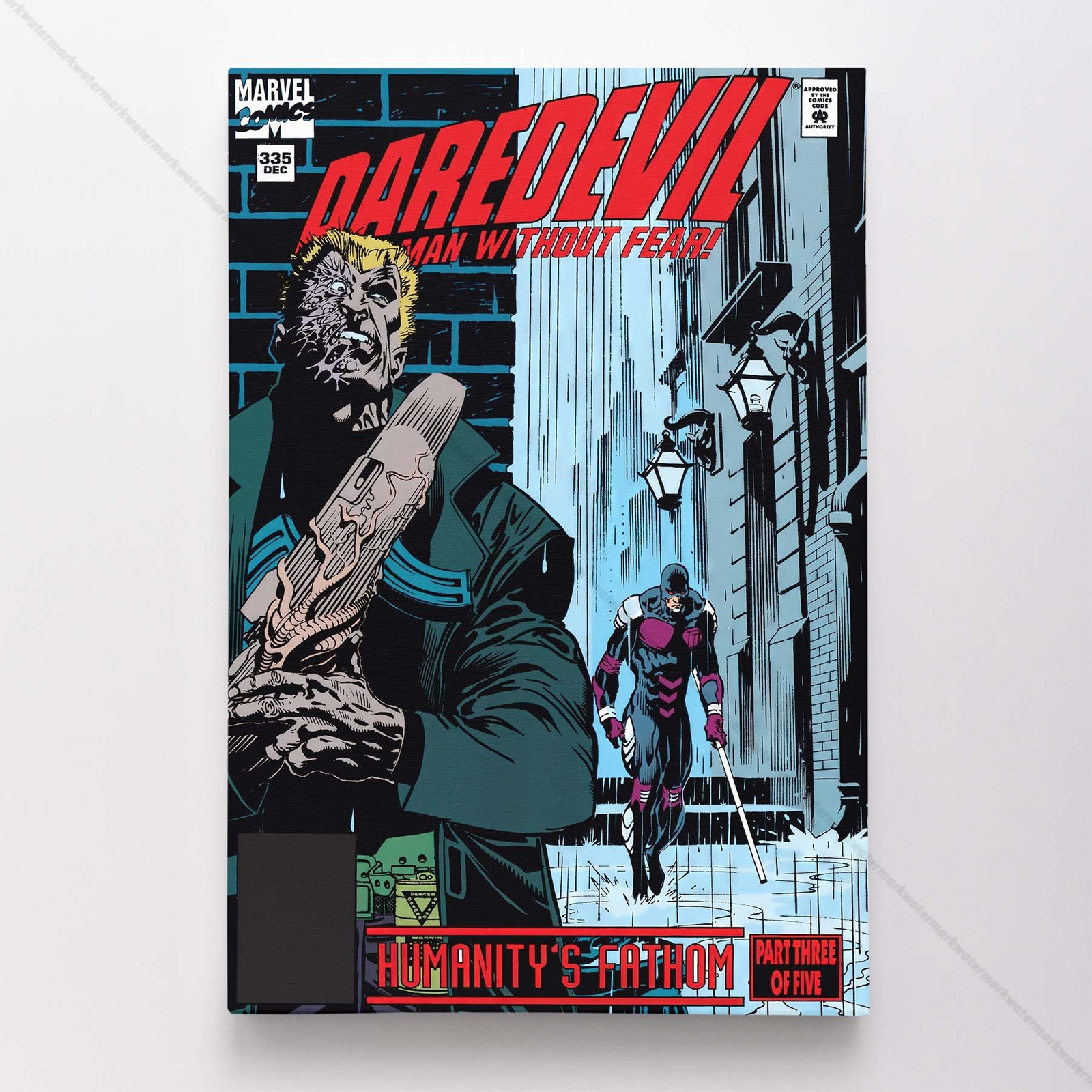Daredevil Poster Canvas Vol 1 #335 Comic Book Art Print