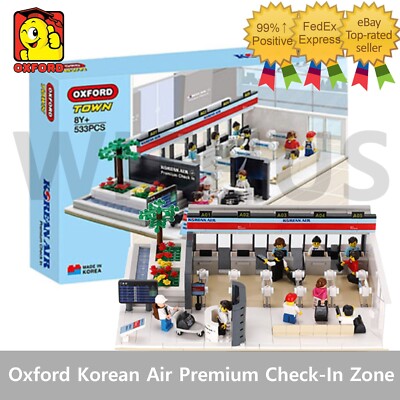 Oxford Korean Air Premium Check-In Zone Block Limited Edition Bricks set  533pcs