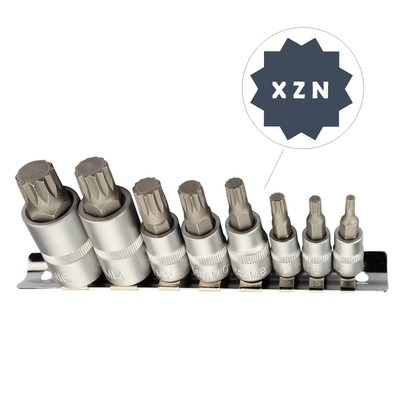 Steckschlüssel XZN Innen Vielzahn Nusssatz Stecknüsse Nuss Innenvielzahn Set 8tg