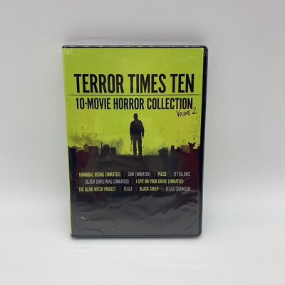 Terror Times Ten 10-Movie Horror Collection Vol 2 (DVD, 2023) New Sealed