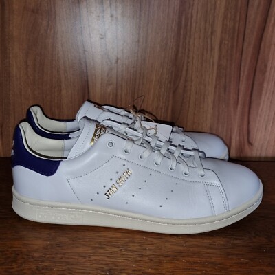 Neu adidas Stan Smith Lux Schuhe Gr. 44 2/3 UK10 Leather Trainers Shoe ID1415
