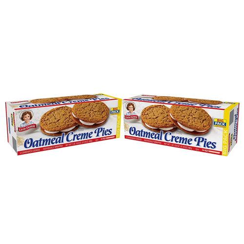 Little Debbie Oatmeal Creme Pies - Big Pack, (2-Boxes)