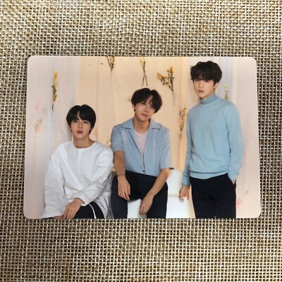 BTS JIN J-HOPE SUGA 6/12 [Love Yourself World Tour] Official Mini Photocard /+G
