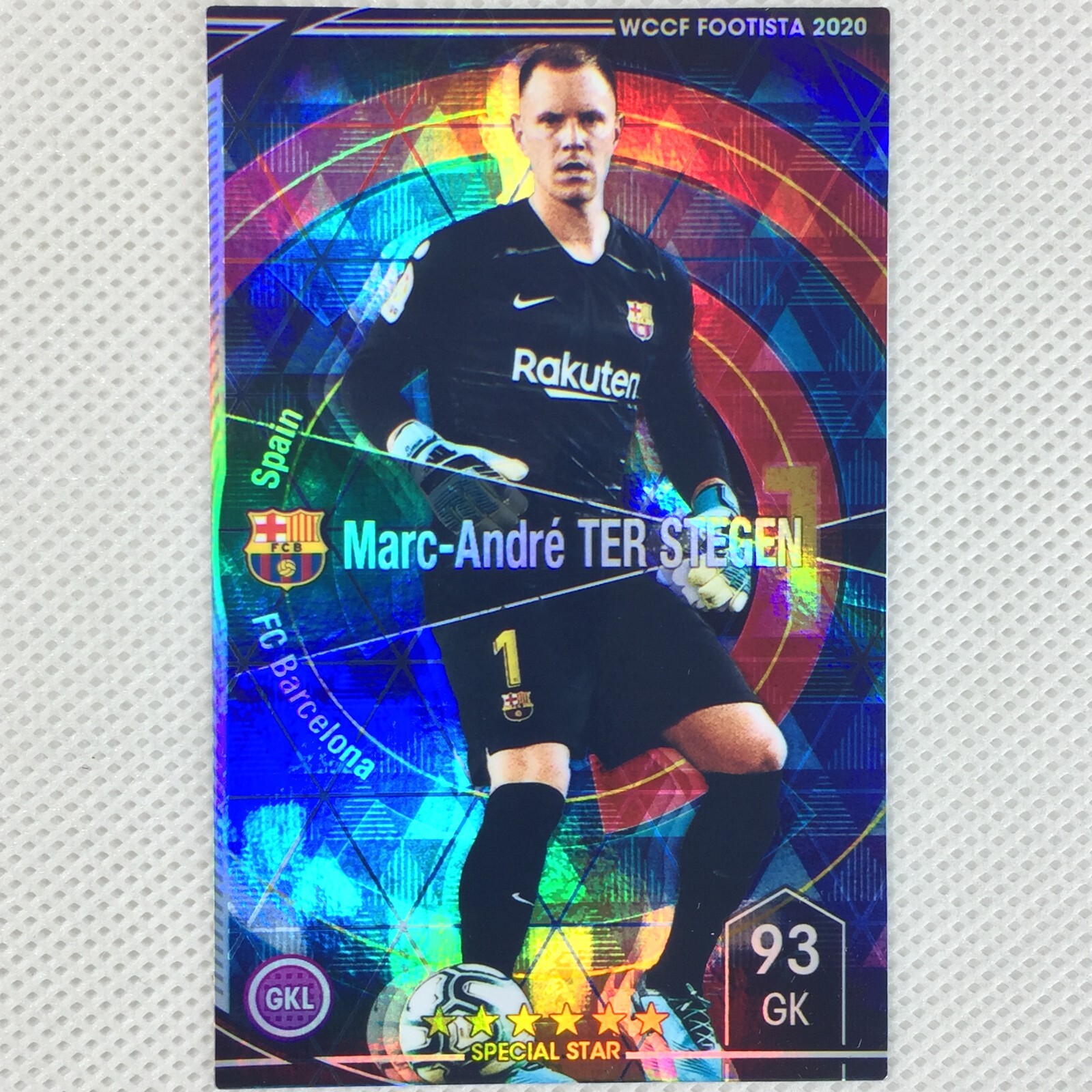 wccfカード Panini WCCF FOOTISTA 2020 ter Stegen FC Barcelona F20-6 22-R