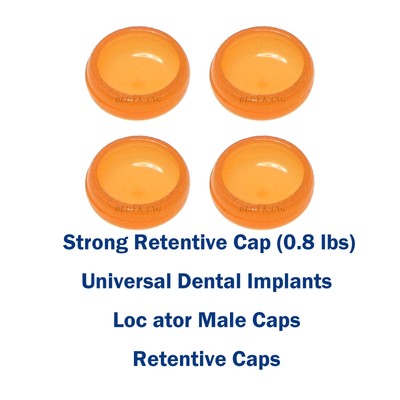 Dental Attachment Abutment Male Cap Tool for Hiossen/Nobel/ITI/Zimmer Removable