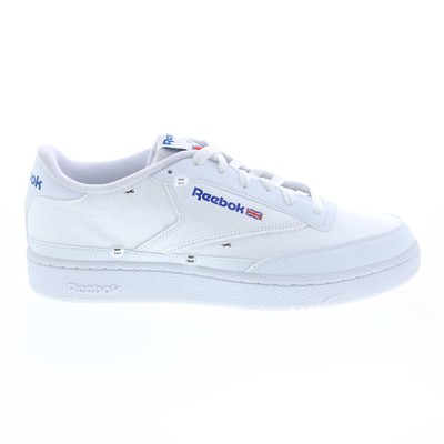

Reebok Club C 85 XU Shoes GY8789 Мужские белые кожаные кроссовки Lifestyle Обувь, Белый, Reebok Club C 85 X U