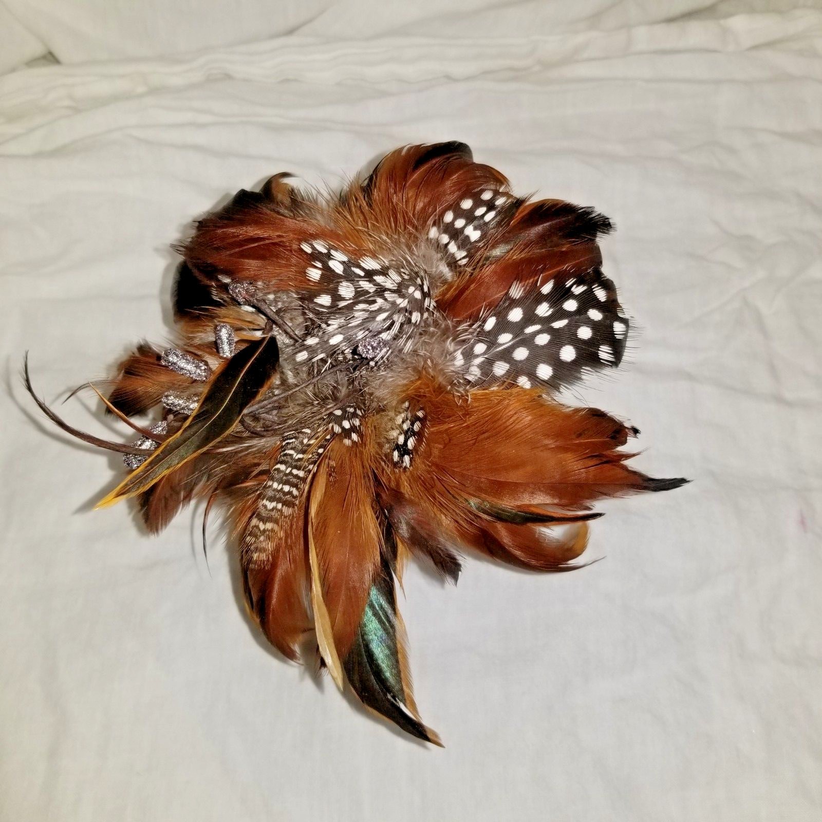 Hat Feather Flower Free Shipping Black Red Green Costume Cosplay Steampunk Quail