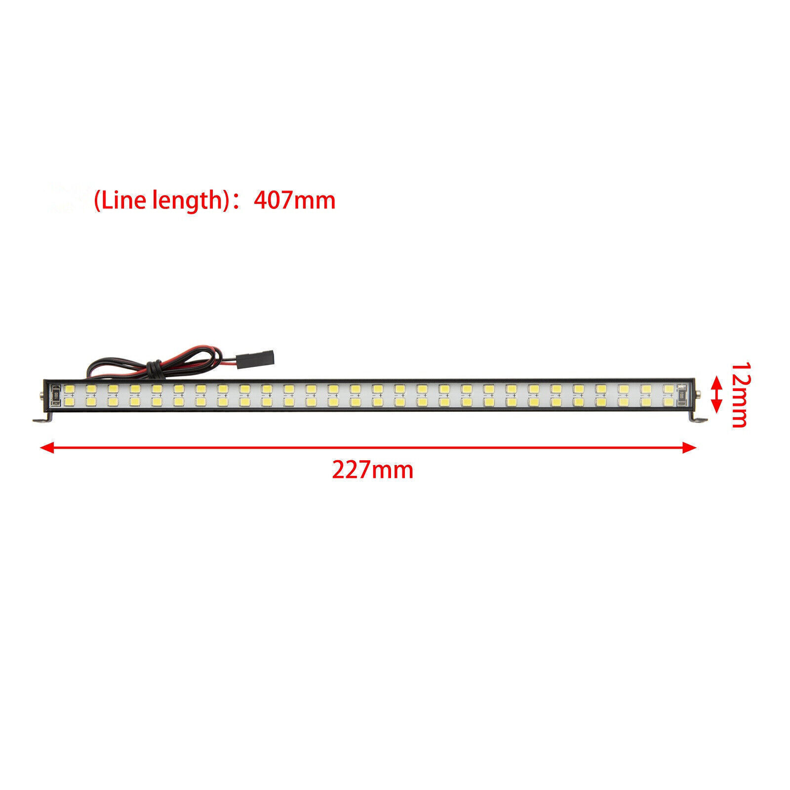 56 LED Super Brightness Roof White Light Bar For Axial SCX6 1/6 RC Crawler