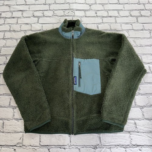 Patagonia Retro X Deep Pile Fleece Green Jacket Size S. Made Patagonia Retro X Deep Pile Fleece Green Jacket Size S. Made
