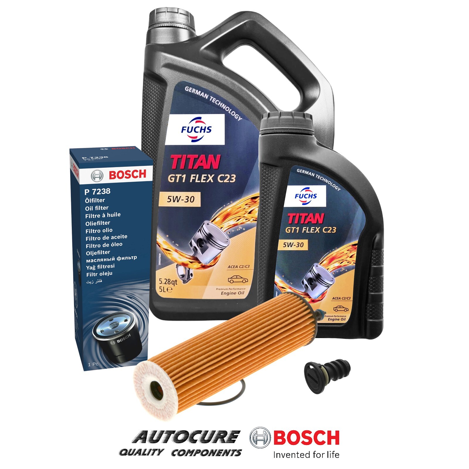 FOR MERCEDES GLC-CLASS GLC 220 D MK1 DIESEL 2.0 BOSCH OIL FILTER SERVICE KIT 6L