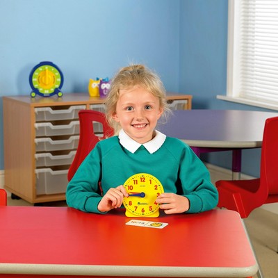 Learning Resources Big Time Student Clock, 12 Hour