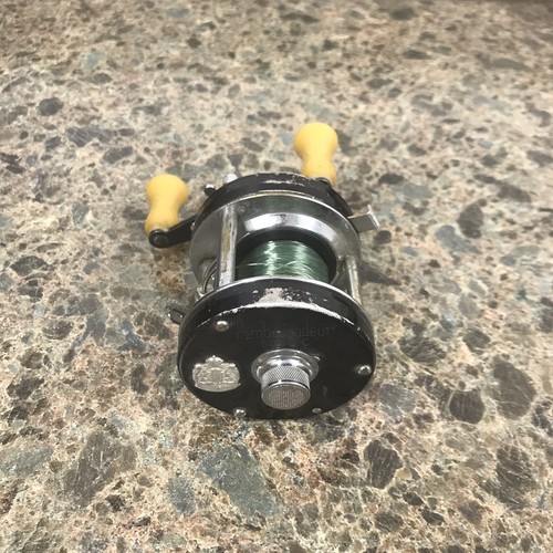 Vintage Black ABU Garcia Ambassadeur 5000 C Baitcasting Reel Sweden *Free Ship