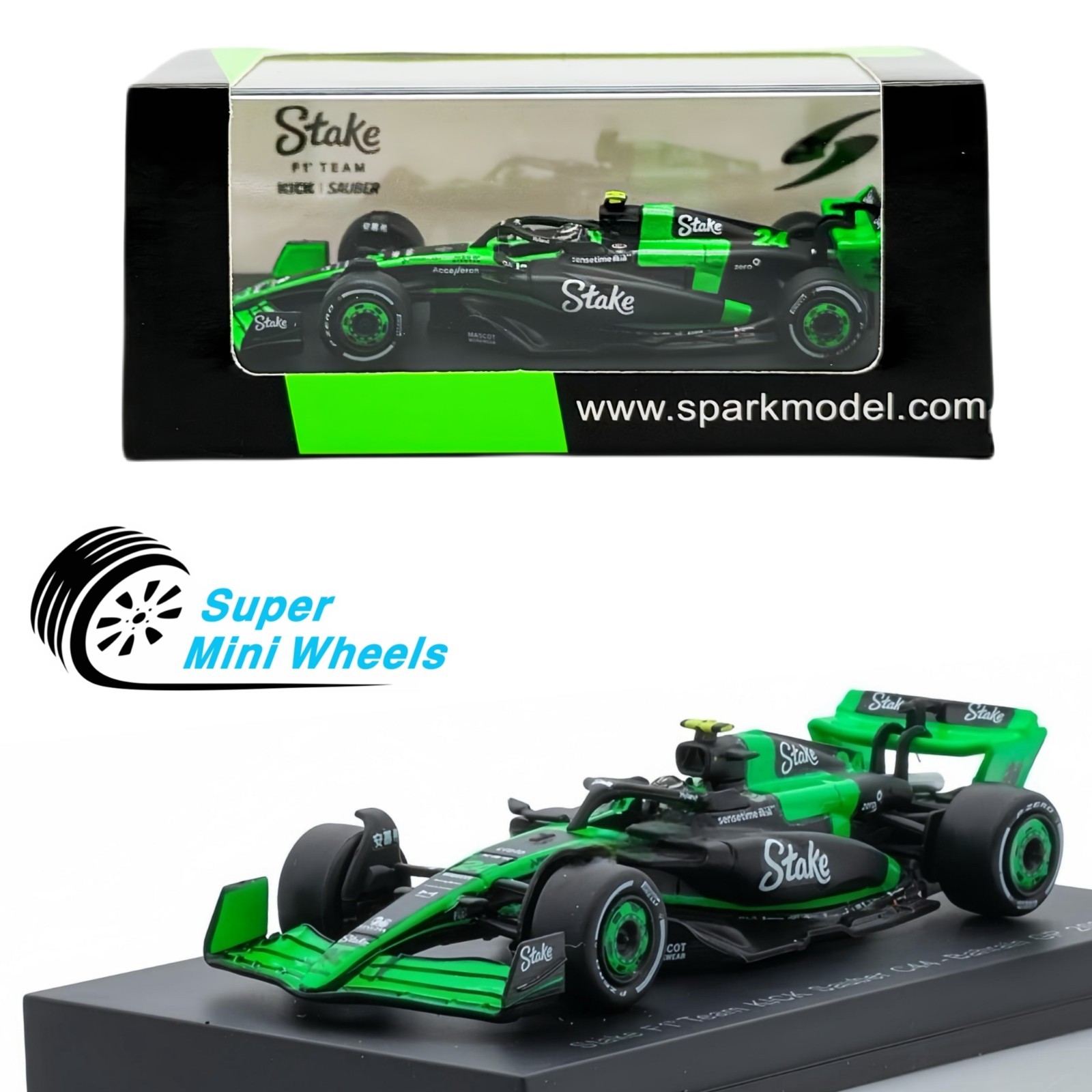 ミニカー Sauber C44 Stake F1 Team KICK 2024 2024 Stake F1® Sauber C44 Show Car | F1 Authentics