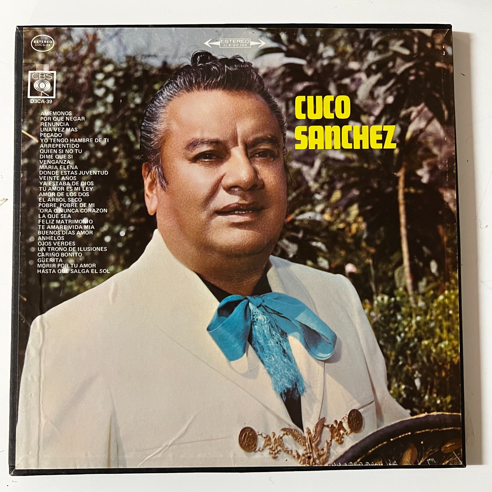 Cuco Sanchez, 1973 Self Titled, Mexican Triple Lp, Rancheras Cuco Sanchez, 1973 Self Titled, Mexican Triple Lp, Rancheras