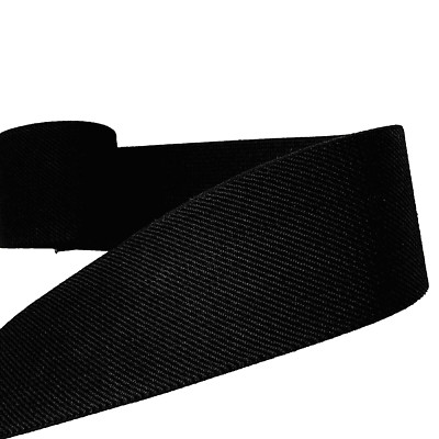 Non-Roll Waistband Elastic Heavy Elastic 2'' Wide Black 5 yards #NR157