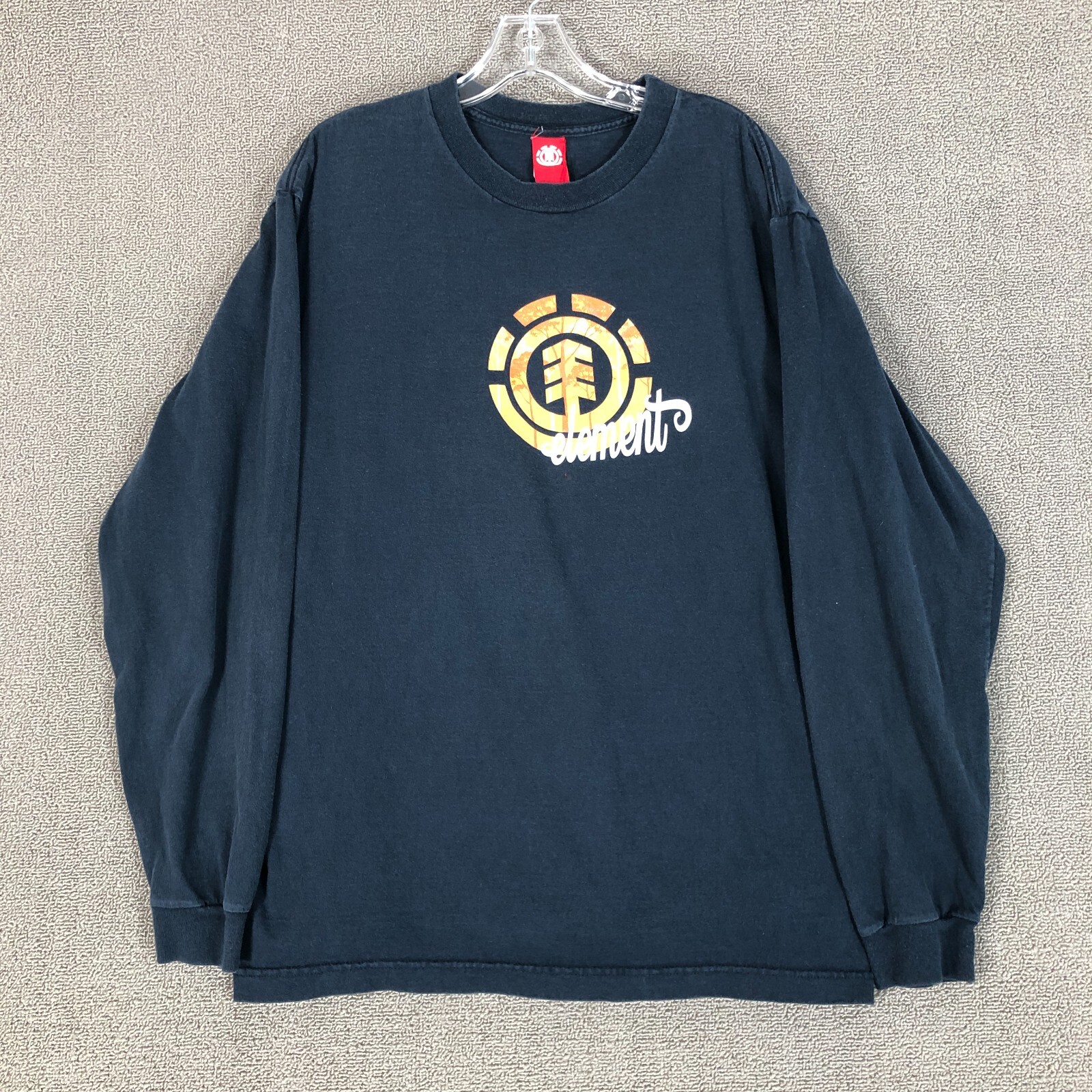 VINTAGE Element Skateboarding Tee T-Shirt Long Sleeve USA MA